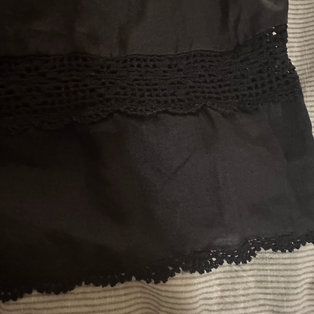 Doen Black Lace-Trim Maxi Dress - Picture 9 of 12